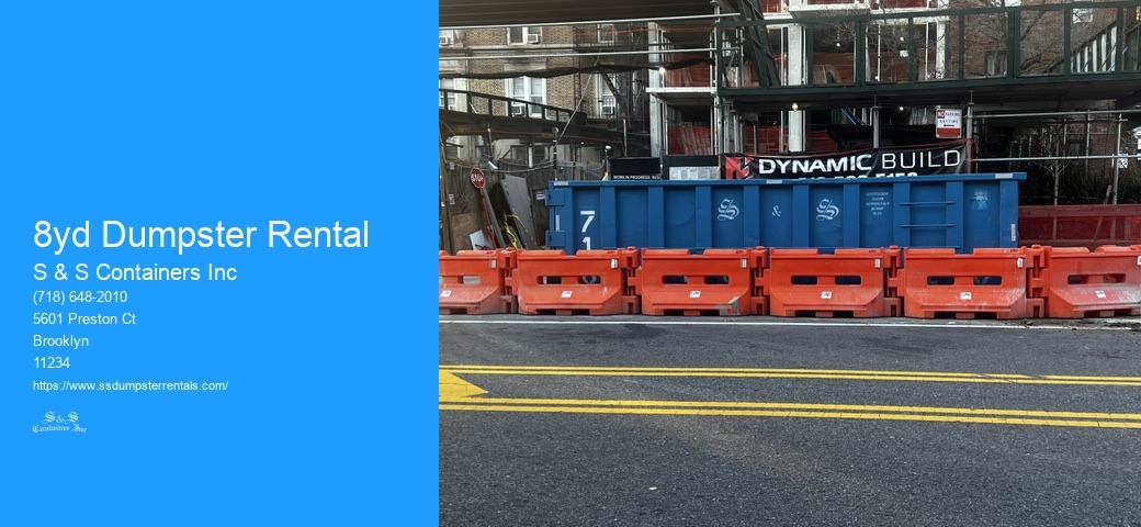 8yd Dumpster Rental