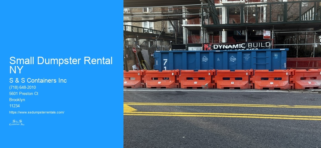 Small Dumpster Rental NY